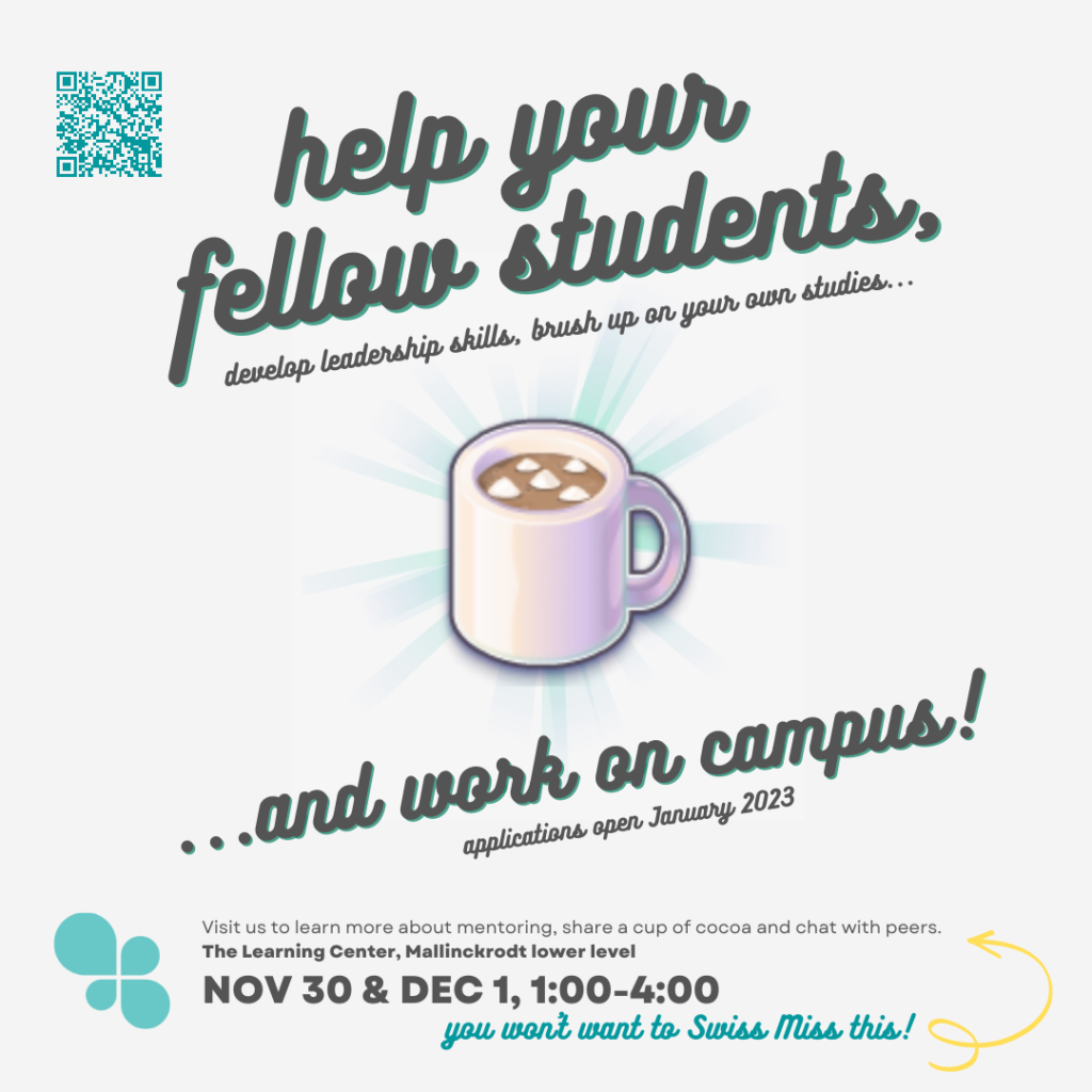 Learning Center Employment Meet & Greet Wed 11/30 and Thurs 12/1 The Learning Center