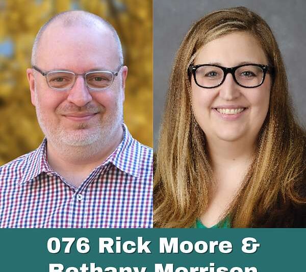 Photos of Rick Moore and Bethany Morrison